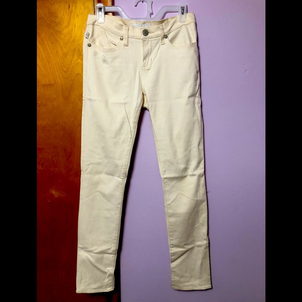 Rock and Republic off-white skinny jeans